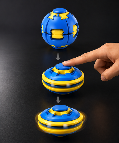 Press-to-Spin Fidget Ball