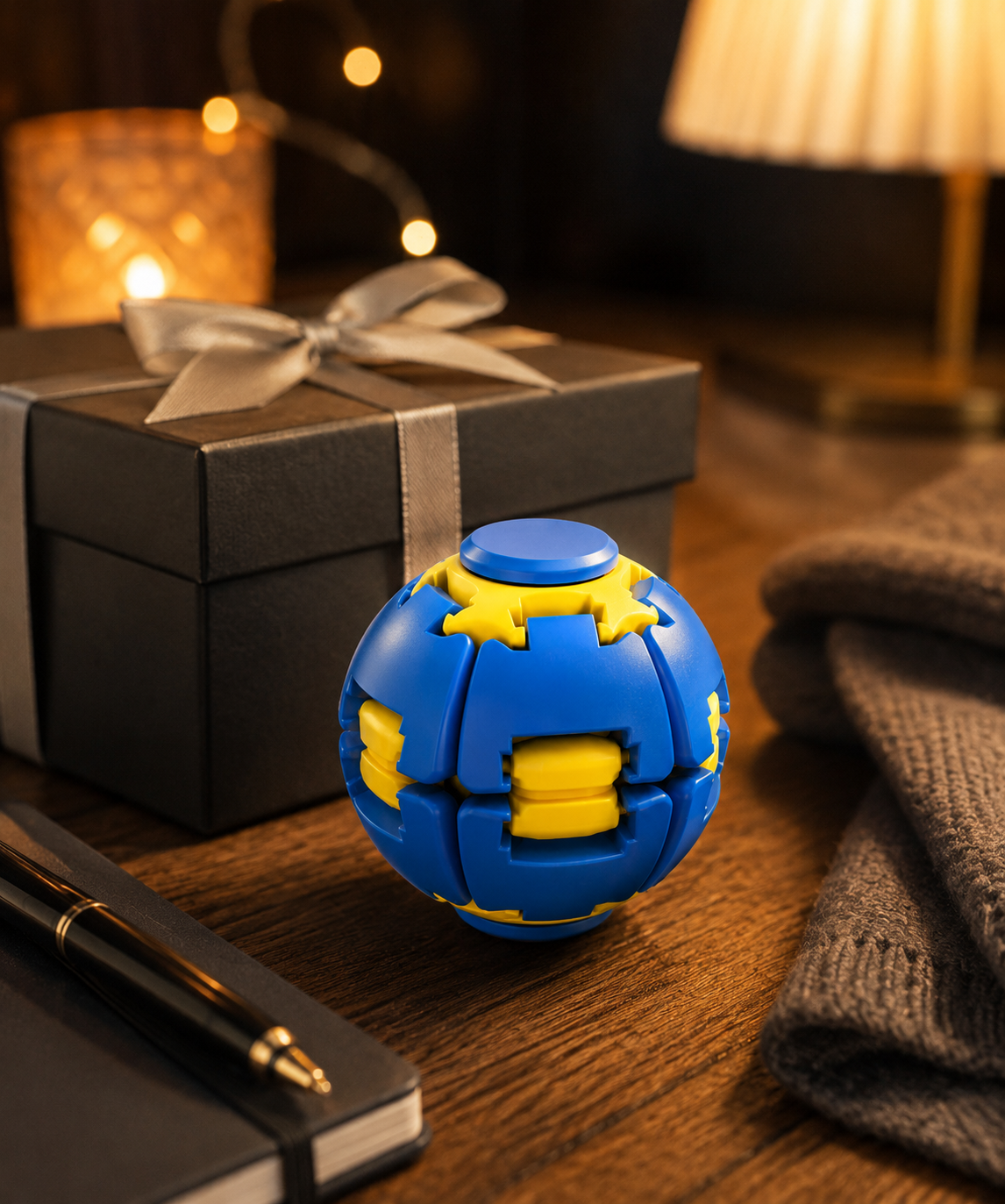 Press-to-Spin Fidget Ball