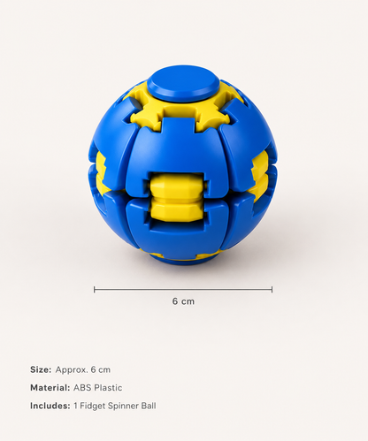 Press-to-Spin Fidget Ball