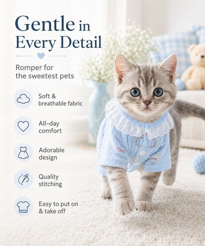 Cute Soft Cat Pajamas for Cats for Comfortable Sleeping