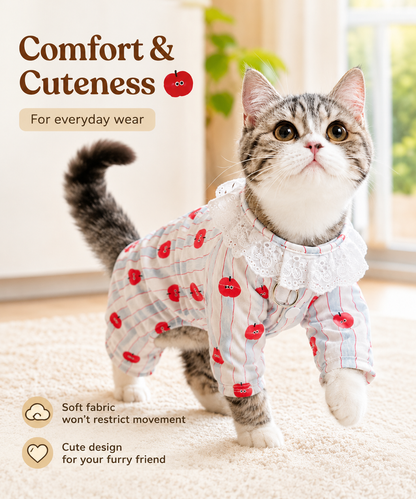 Cute Soft Cat Pajamas for Cats for Comfortable Sleeping