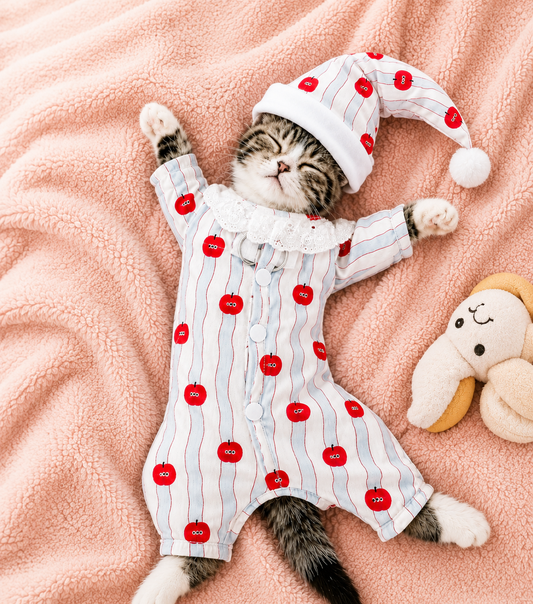 Cute Soft Cat Pajamas for Cats for Comfortable Sleeping